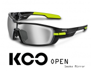 Okulary KOO Open - Smoke Mirror - black/lime