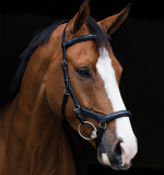 Ogłowie anatomiczne Rambo Micklem Deluxe - Horseware