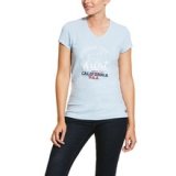 Koszulka SCRIPT LOGO SS20 - ARIAT - cashmere blue