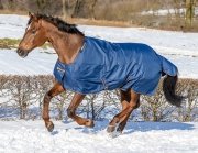 Derka padokowa 300g 1200D IRISH - Bucas - navy/gold