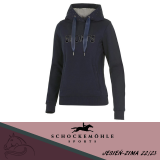 Bluza damska z kapturem CAROLINA Style jesień-zima 2022/23 - Schockemohle - nights blue