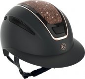 Kask jeździecki Elite Polo - Covalliero - różowe złoto