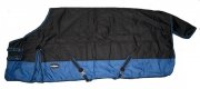 Derka padokowa Avalon 300g 600D -  Finntack - czarny/niebieski