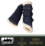 Ochraniacze kontaktowe GLITTER MESH - Heritage AW 2021/22 - Eskadron - navy