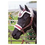 Komplet kantar + uwiąz + nauszniki Christmas - Harry's Horse 
