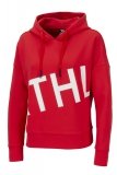 Bluza z kapturem damska MIE Athleisure AW21 - Pikeur - scarlet
