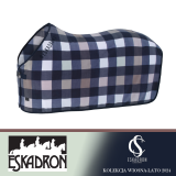 Derka polarowa FLEECE CHECK Classic Sports SS24 - Eskadron - navy/powder green/white/velvet taupe
