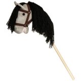 Koń na kiju Hobby Horse 80 cm - TEDDYKOMPANIET - szary