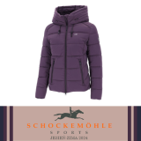Kurtka zimowa damska SPFenja AW24 - Schockemohle - deep mauve