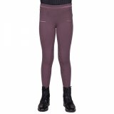 Legginsy zimowe młodzieżowe FAYEN JUNIOR AW 24/25 - QHP - vintage violet 