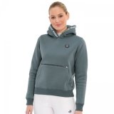 Bluza z kapturem damska Allva Hoody  - SPOOKS - dove blue
