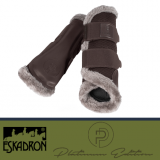 Ochraniacze MESH FAUX FUR Platinum 2024 - Eskadron - teak brown
