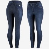 Bryczesy damskie KAIA - Horze - dark blue