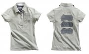 Koszulka polo bawełniana damska - Equi-Theme - light grey