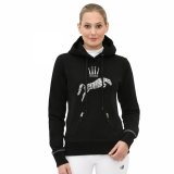 Bluza LOGO SEQUIN HOODY - Spooks - black