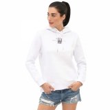 Bluza damska LUHNA HOODY SS22 - Spooks - white