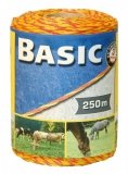 Plecionka do ogrodzeń Corral BASIC 250m żółto-pomarańczowa