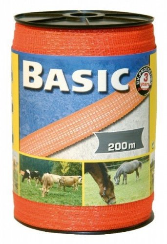 Taśma do ogrodzeń Corral BASIC 40mm - 200m - pomarańczowa