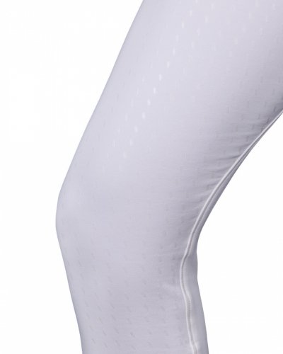 Bryczesy damskie z wysokim stanem KEA - QHP - white