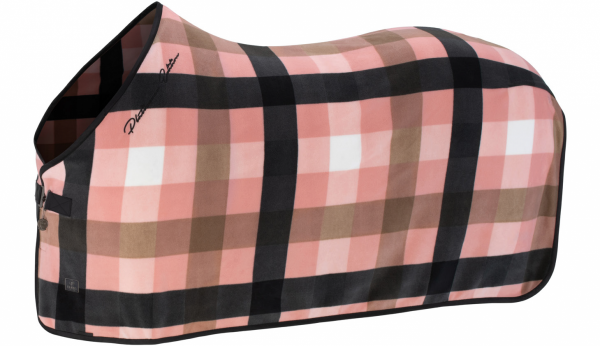 Derka FLEECE CHECK Platinum 2025 - Eskadron - soft rouge/white/black/smoky taupe