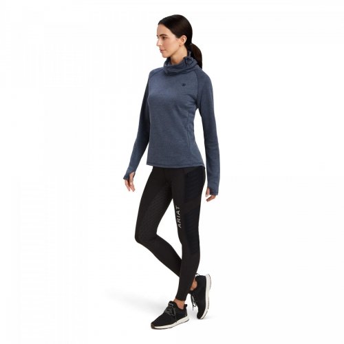 Bluzka damska z golfem CANNY TOP - Ariat - navy eclipse