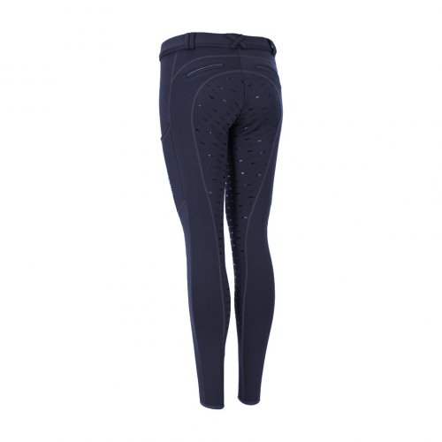 Legginsy damskie zimowe WINTER RIDING TIGHTS II jesień-zima 2023 - Schockemohle - deep nights