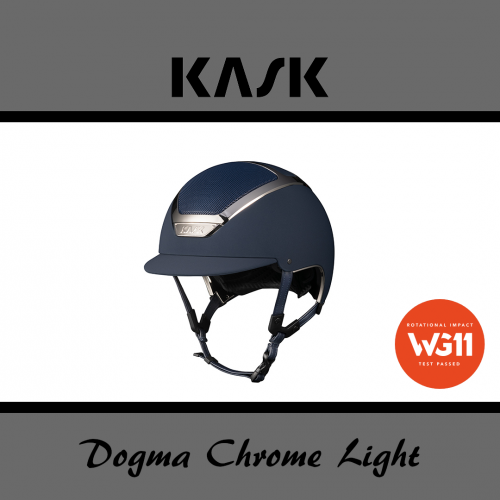 Kask Dogma Chrome Light WG11 - KASK - granatowy/srebrny - roz. 57-59