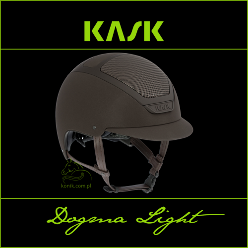 Kask Dogma Light - KASK - brązowy - roz. 55-56