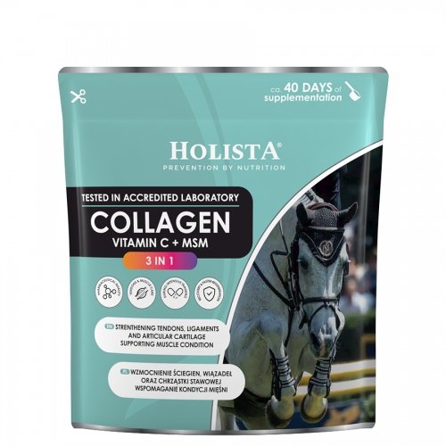 Kolagen Collagen 3w1 Vit C + MSM 600g - Holista Equine