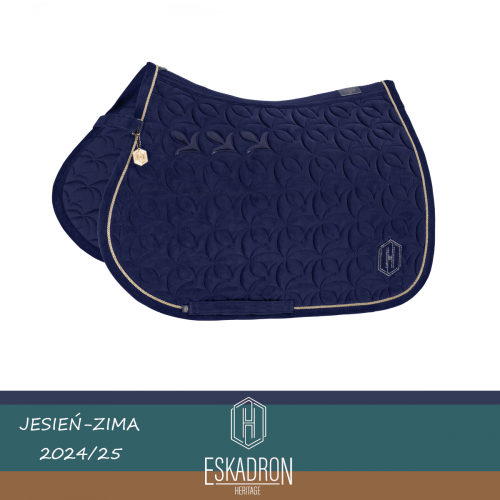 Potnik VELOUR EMBLEM Heritage AW 24/25 - Eskadron - true blue
