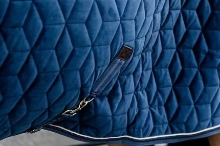 Derka stajenna Show Rug Velvet 160g - Kentucky - navy