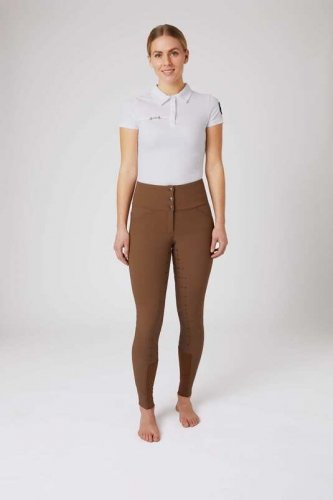 Bryczesy damskie DESIREE - Horze - bison dark brown