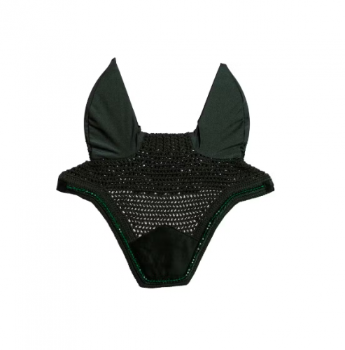 Nauszniki Wellington Velvet Pearls - Kentucky - pine green