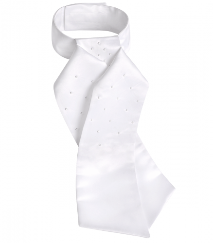 Plastron CLAIRE - ELT - biały