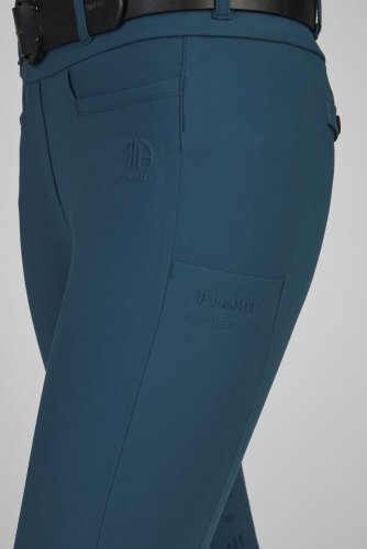 Legginsy damskie LINNET TIGHT SD 6505 HIGHWAIST SEAML - Pikeur - deep ocean