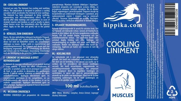 Wcierka chłodząca 100 ml - HIPPIKA.COM