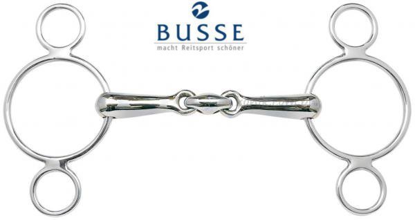 Wędzidło pessoa 18 mm - wielokrążek - BUSSE
