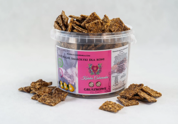 Naturalne ciasteczka 3.5L - Końska Cukierenka - gruszka