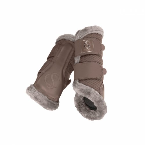 Ochraniacze MESH FAUXFUR Classic Sports SS24 - Eskadron - deep taupe