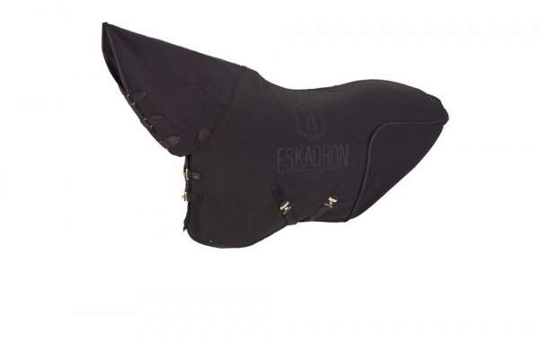 Derka polarowa z kołnierzem DOUBLE-FLEECE HIGH NECK Heritage AW 25/26 - Eskadron - black truffle