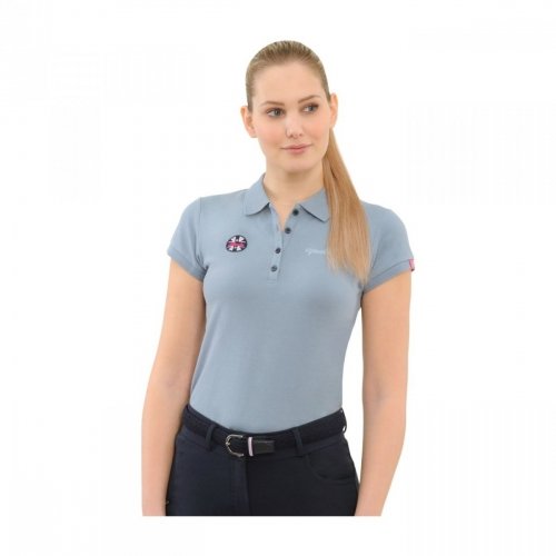 Koszulka damska EVI POLO - Spooks - dusty blue