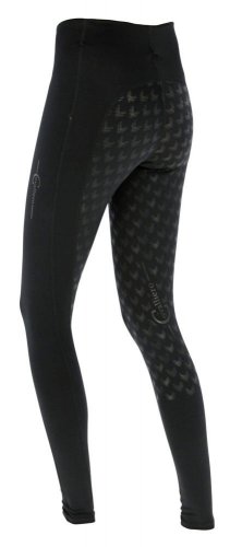 Legginsy jeździeckie młodzieżowe EQUONA - Covalliero - black