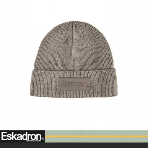 Czapka zimowa damska KNIT - Equestrian Fanatics AW21 - Eskadron - plaza taupe