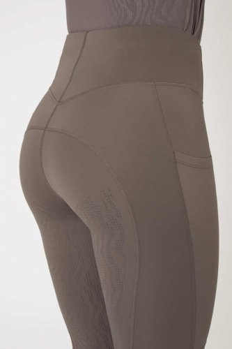 Legginsy jeździeckie ALYSSA - Horze - Iron Grey Brown