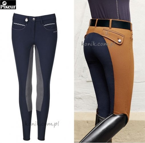 Bryczesy JASHA CONTRAST PREMIUM jesień-zima 2013 damskie - Pikeur - night blue