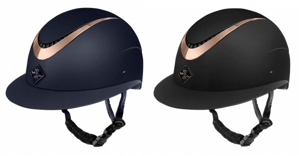 Kask jeździecki APOLEUS Rosegold W-V - Fair Play 