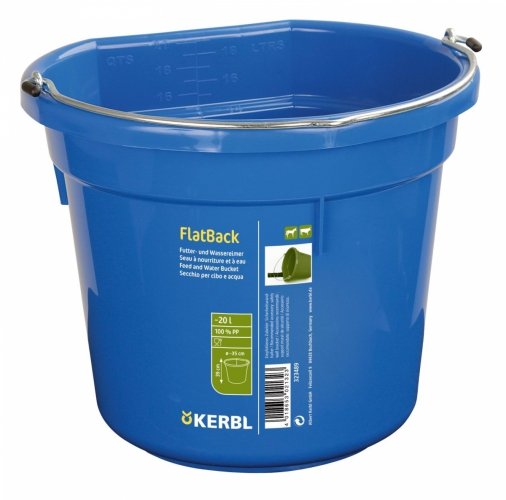 Wiadro FLATBACK 20l niebieskie - KERBL