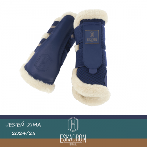 Ochraniacze MESH FAUXFUR Heritage AW 24/25 - Eskadron - true blue