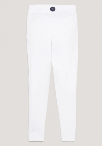 Legginsy zimowe damskie MONACO WINTER - Tommy Hilfiger Equestrian - optic white