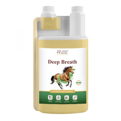 Preparat do inhalacji koni DEEP BREATH 1L - Over Horse